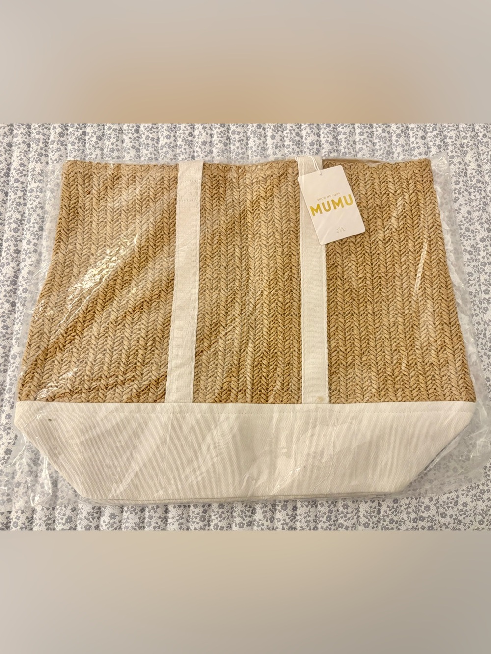 Show me your MuMu straw beach tote